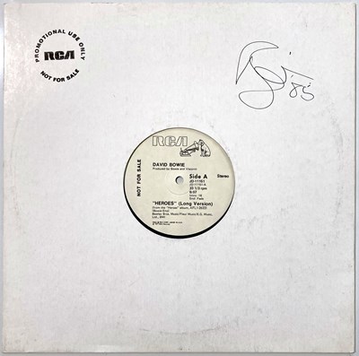 Lot 57 - DAVID BOWIE - A SIGNED HEROES PROMO 12".
