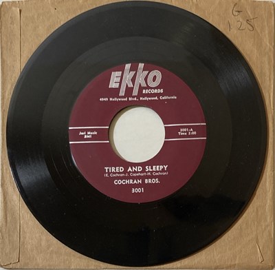 Lot 245 - THE COCHRAN BROTHERS - TIRED AND SLEEPY - EKKO 3001.