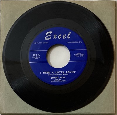 Lot 251 - SONNY COLE & THE RHYTHM ROAMERS - ROBINSON CRUSOE BOP ON EXCEL.
