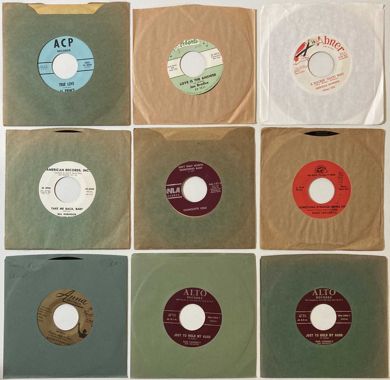 Lot 113 - 'A' LABELS - ORIGINAL US 7" (R&B/SOUL)