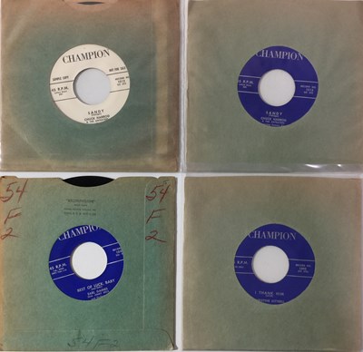 Lot 137 - CHAMPION - ROCK N ROLL/ R&B 7" RARITIES