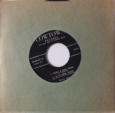 Lot 140 - GENE RAY - ROCK & ROLL FEVER 7" EP (ROCKABILLY - COWTOWN 45-EP-677)