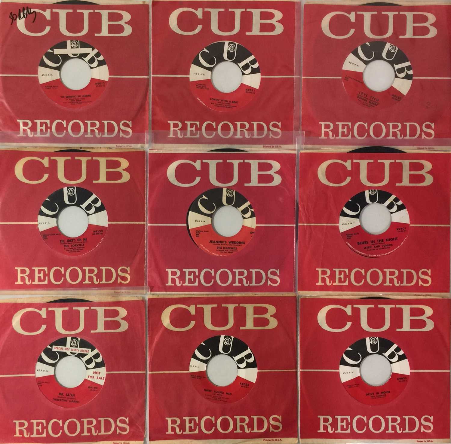 Lot 141 - CUB - ROCK N ROLL/ ROCKABILLY 7" PACK