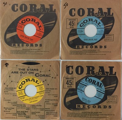 Lot 147 - CORAL - ROCK N ROLL/ ROCKABILLY 7" RARITIES