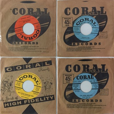 Lot 147 - CORAL - ROCK N ROLL/ ROCKABILLY 7" RARITIES