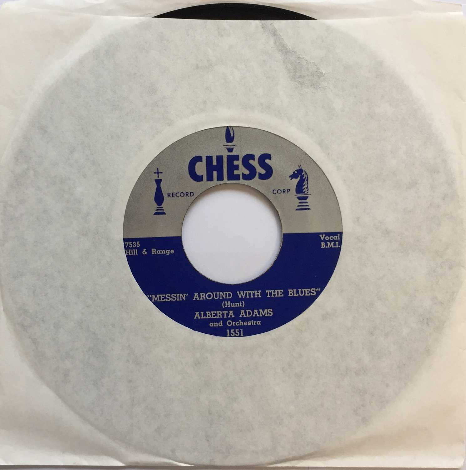 Lot 154 - ALBERTA ADAMS - MESSIN' AROUND WITH THE BLUES/ THIS MORNING 7" (CHESS 1551)