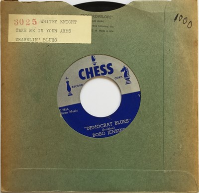 Lot 156 - BOBO JENKINS - DEMOCRAT BLUES/ BAD LUCK & TROUBLE 7" (CHESS 1565)