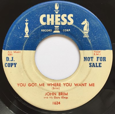 Lot 160 - JOHN BRIM - I WOULD HATE TO SEE YOU GO 7" PROMO (CHESS 1624)