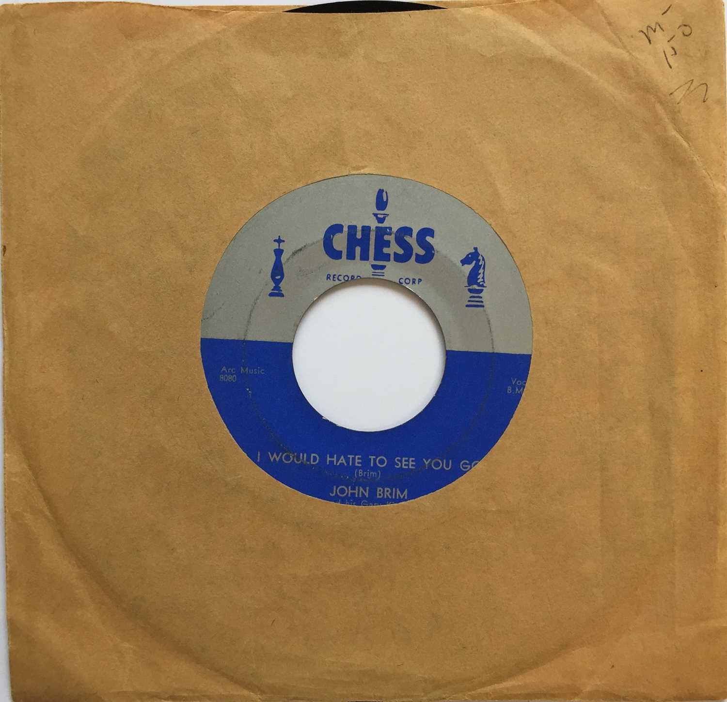 Lot 161 - JOHN BRIM - I WOULD HATE TO SEE YOU GO 7" (CHESS 1624)
