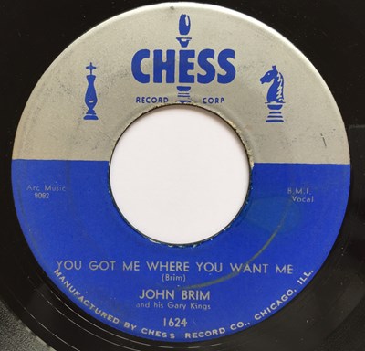 Lot 161 - JOHN BRIM - I WOULD HATE TO SEE YOU GO 7" (CHESS 1624)
