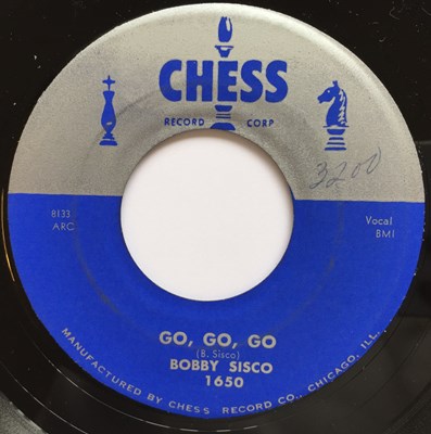 Lot 163 - BOBBY SISCO - GO GO GO/ TALL DARK & HANDSOME MAN 7" (CHESS 1650)
