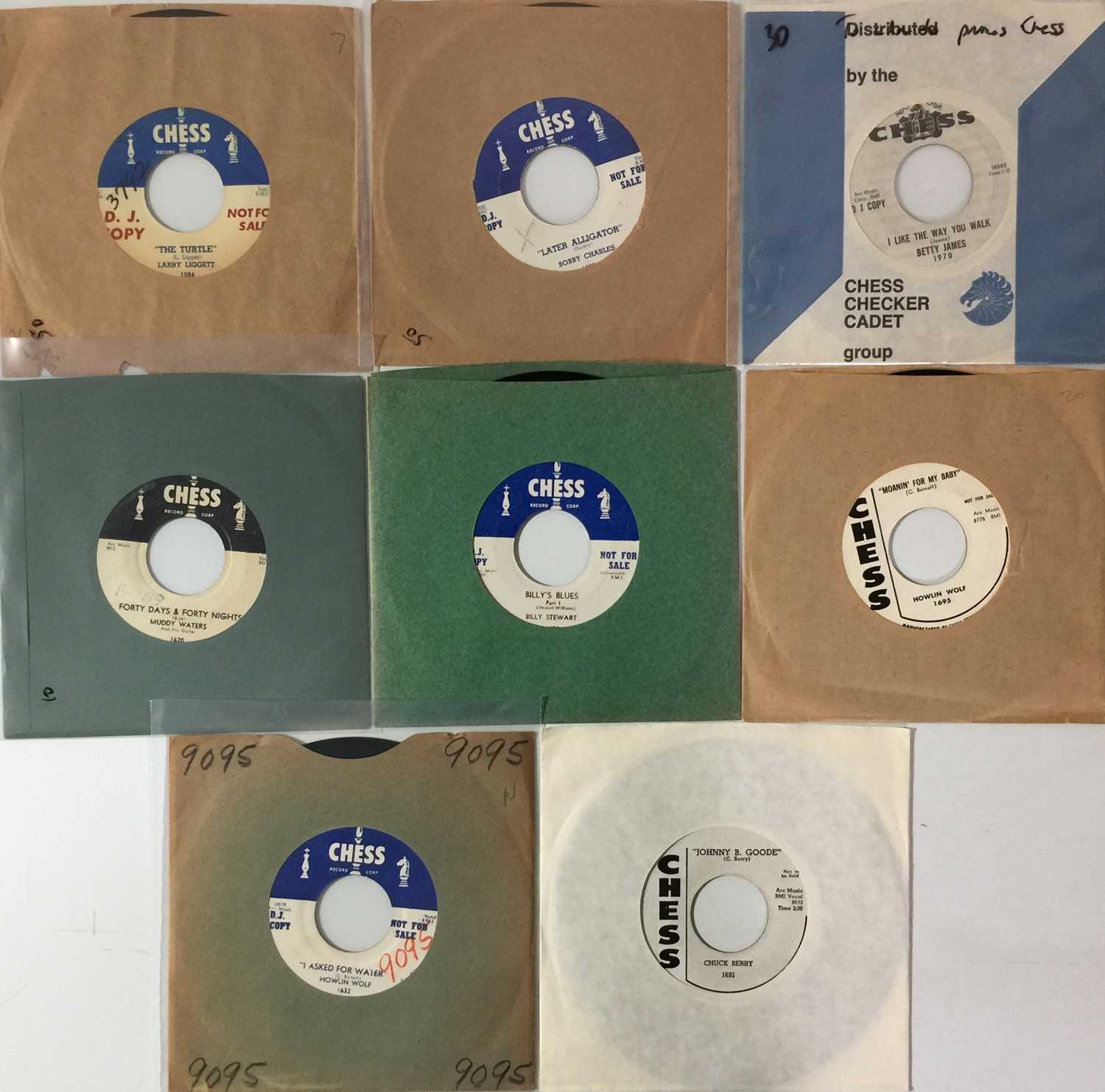 Lot 166 - CHESS - 7" PROMO RARITIES