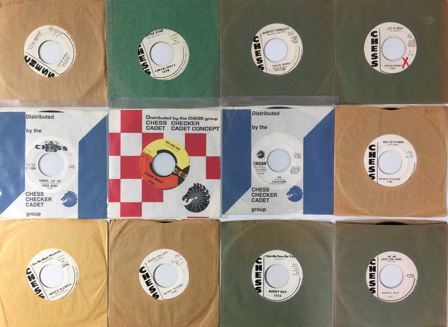 Lot 168 - CHESS - 7" PROMOS