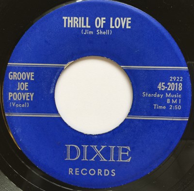 Lot 191 - GROOVE JOE POOVEY SIGNED COPY OF TEN LONG FINGERS ON DIXIE RECORDS.