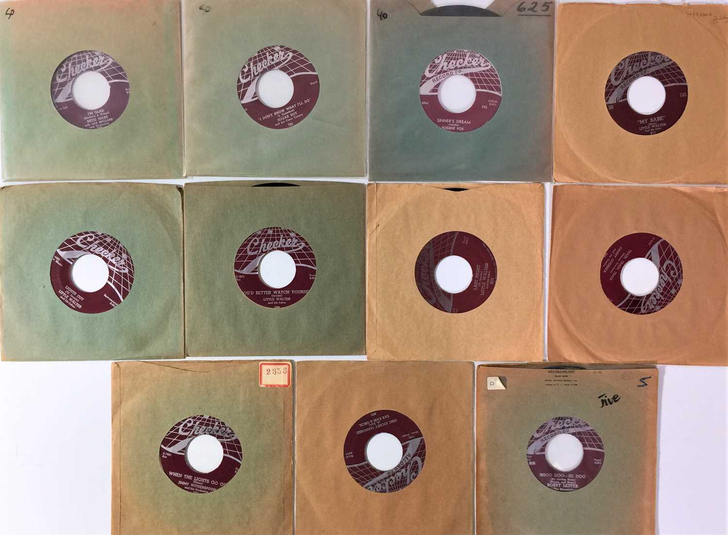 Lot 172 - CHECKER - 7" R&B/ BLUES PACK
