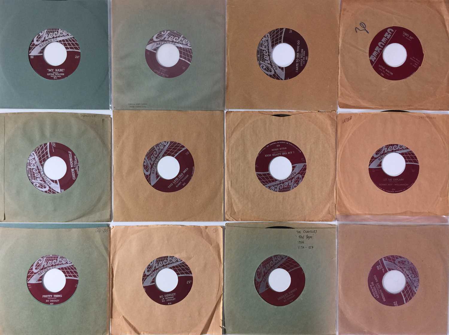 Lot 173 - CHECKER - 7" BLUES/ R&B PACK
