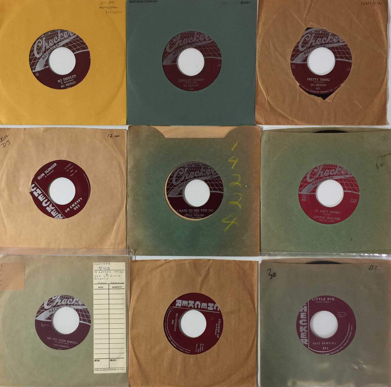Lot 176 - CHECKER - R&B/ BLUES 7" PACK