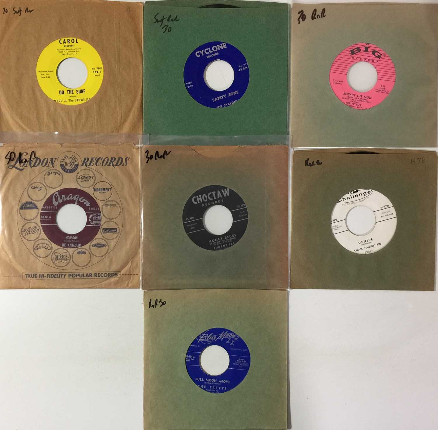 Lot 122 - R&R/ SURF - 7" RARITIES