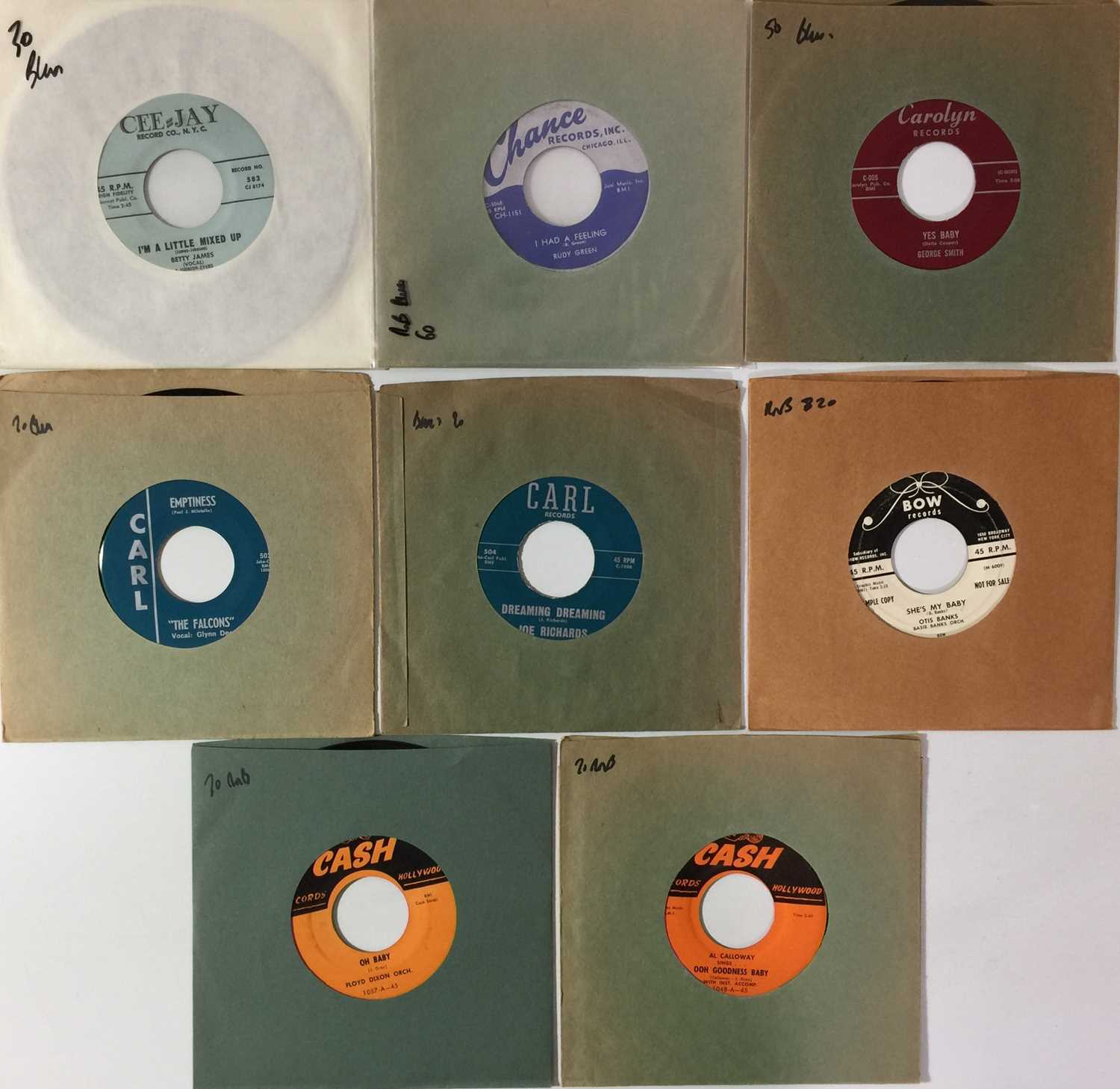 Lot 125 - BLUES/ R&B - 7" RARITIES