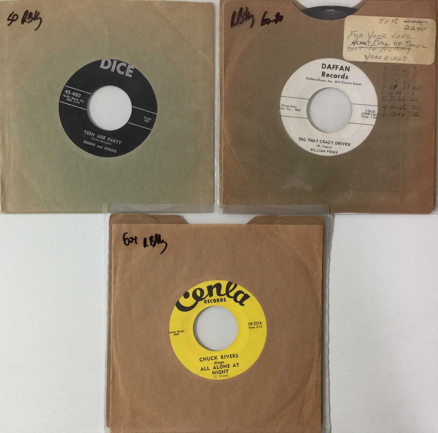 Lot 127 - ROCKABILLY - 7" RARITIES