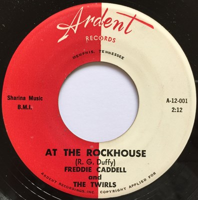Lot 181 - FREDDIE CADDELL - AT THE ROCKHOUSE C/W GOTTA BIG FAT MAMA 7" (ORIGINAL US COPY - ARDENT RECORDS A-12-001/2)