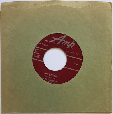 Lot 183 - JERRY PARSONS - UNDECIDED C/W DON'T NEED NO JOB 7" (ORIGINAL US COPY - AMP 45-791)