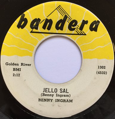 Lot 184 - BENNY INGRAM - JELLO SAL C/W HOW CAN I KEEP YOU LOVING ME 7" (ORIGINAL US COPY - BANDERA 1302)