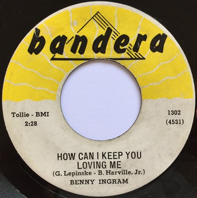 Lot 184 - BENNY INGRAM - JELLO SAL C/W HOW CAN I KEEP YOU LOVING ME 7" (ORIGINAL US COPY - BANDERA 1302)
