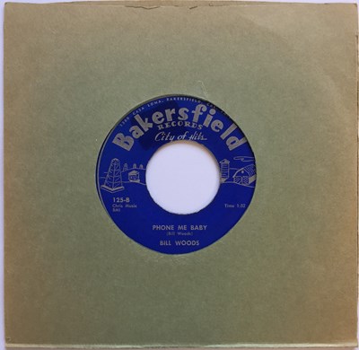 Lot 185 - BILL WOODS - PHONE ME BABY C/W SWEETHEARTS IN HEAVEN 7" (ORIGINAL US COPY - BAKERSFIELD 125)