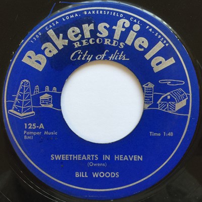 Lot 185 - BILL WOODS - PHONE ME BABY C/W SWEETHEARTS IN HEAVEN 7" (ORIGINAL US COPY - BAKERSFIELD 125)