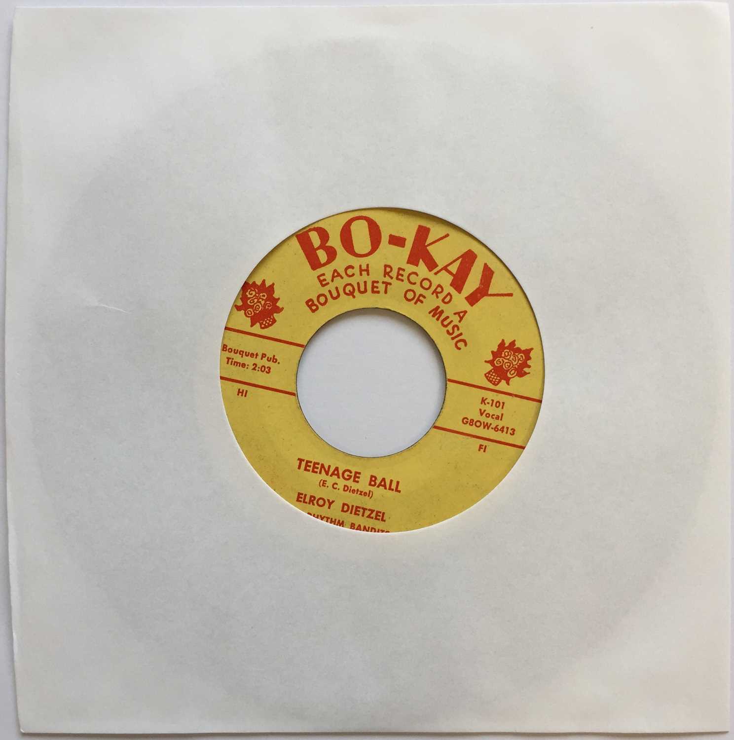 Lot 187 - ELROY DIETZEL - TEENAGE BALL C/W PRECIOUS DESIRES 7" (ORIGINAL US COPY - BO-KAY K-101)