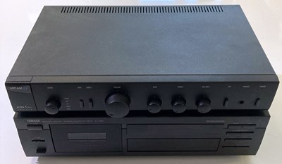 Lot 59 - ARCAM AMPLIFIER / YAMAHA KX-580 CASSETTE DECK.