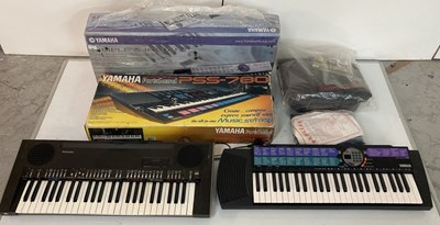 Lot 29 - FOUR KEYBOARDS (YAMAHA/TECHNICS).