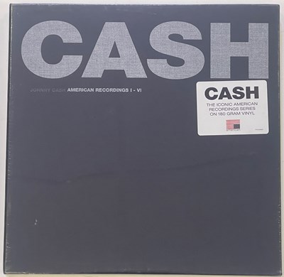 Lot 4 - JOHNNY CASH - AMERICAN RECORDINGS I - IV LP BOX SET (B0020627-01)