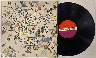 Lot 52 - LED ZEPPELIN - III LP (ORIGINAL UK COPY - ATLANTIC 2401002)
