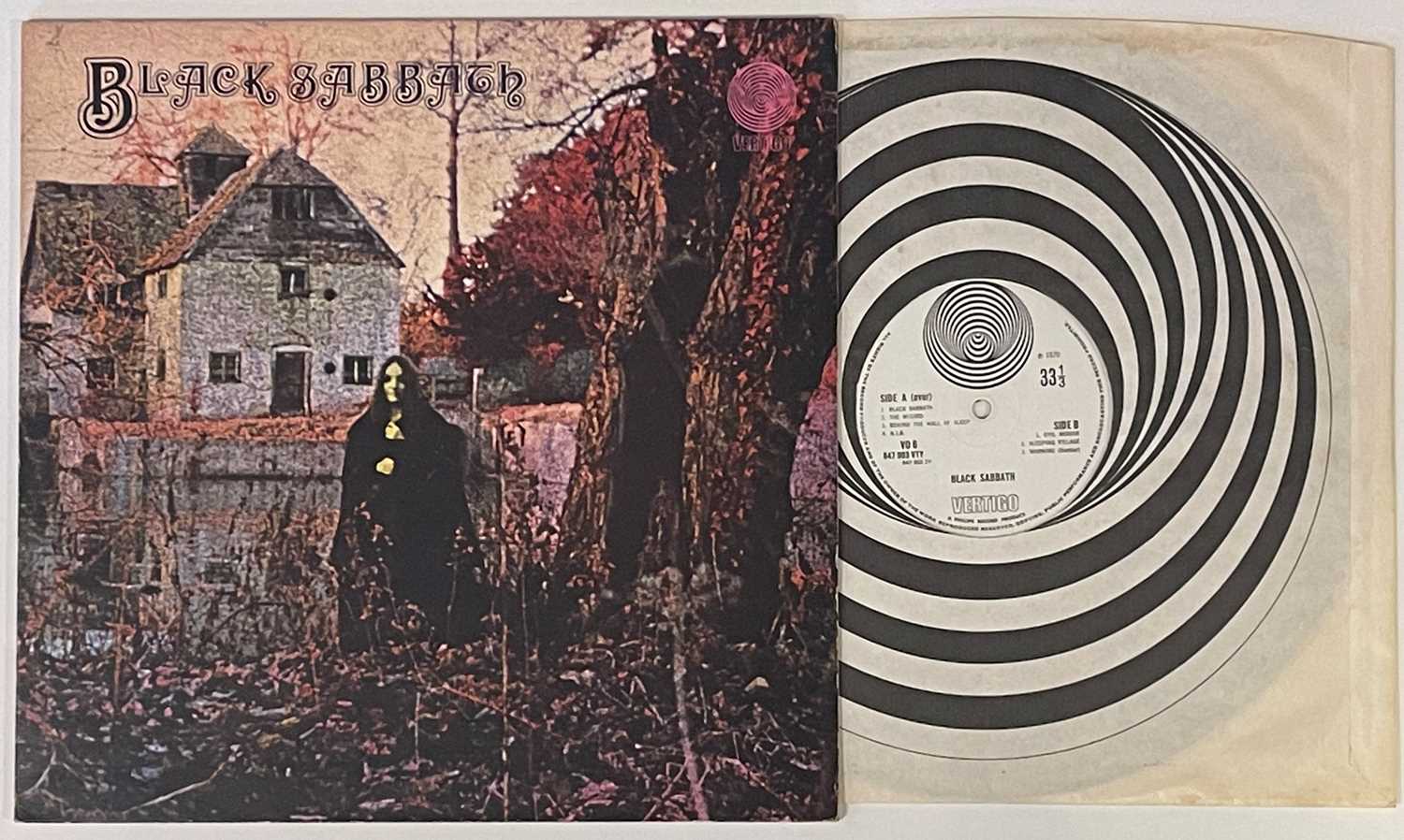 Lot 44 - BLACK SABBATH - BLACK SABBATH LP (1ST UK PRESSING - VERTIGO VO 6)