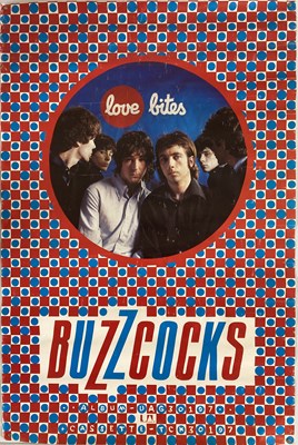 Lot 138 - BUZZCOCKS ORIGINAL LOVE BITES POSTER