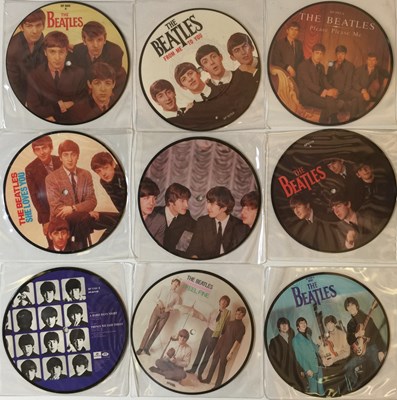 Lot 25 - THE BEATLES - COMPLETE 7" PICTURE DISC SET