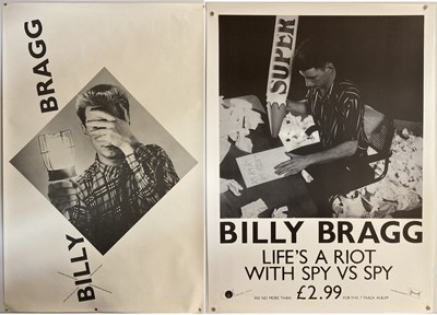 Lot 215 - BILLY BRAGG BARNEY BUBBLES POSTERS