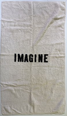 Lot 237 - ORIGINAL JOHN LENNON IMAGINE PROMOTIONAL TOWEL.