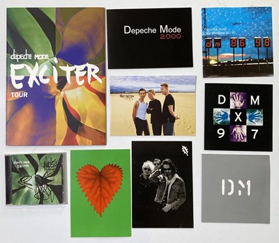 Lot 76 - DEPECHE MODE - SIGNED CD AND PROMOTIONAL ITEMS.