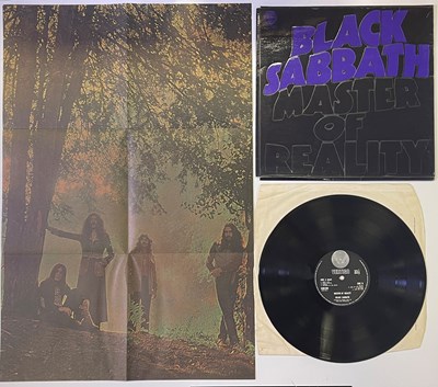 Lot 24 - BLACK SABBATH - MASTER OF REALITY LP (COMPLETE ORIGINAL UK COPY (WITH POSTER) - VERTIGO 6360 050)