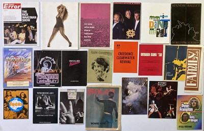 Lot 179 - 1970S CONCERT PROGRAMME ARCHIVE - SOME WITH TICKETS.