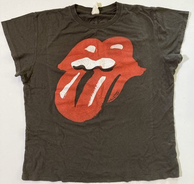 Lot 285 - THE ROLLING STONES - A T-SHIRT OWNED AND WORN BY MICK JAGGER.