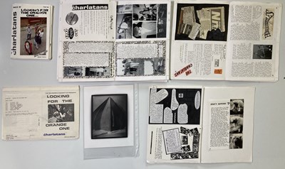 Lot 90 - THE CHARLATANS - LOOKING FOR THE ORANGE ONE FANZINE - ORIGINAL DESIGNS / MOCK UPS.