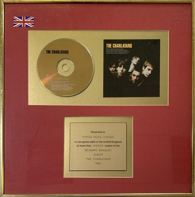 Lot 95 - THE CHARLATANS - SELF TITLED SALES AWARD.
