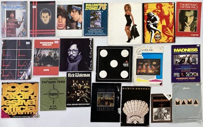 Lot 180 - CLASSIC ROCK AND POP PROGRAMMES - INC ROLLING STONES.