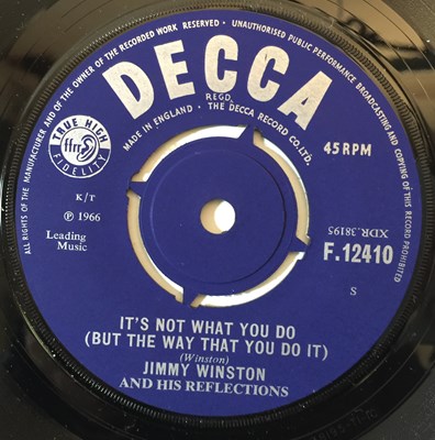 Lot 99 - JIMMY WINSTON - SORRY SHE'S MINE/ IT'S NOT WHAT YOU DO 7" (UK FREAKBEAT - F.12410)