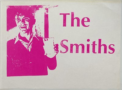 Lot 306 - THE SMITHS 1983 MOSELEY POSTER.