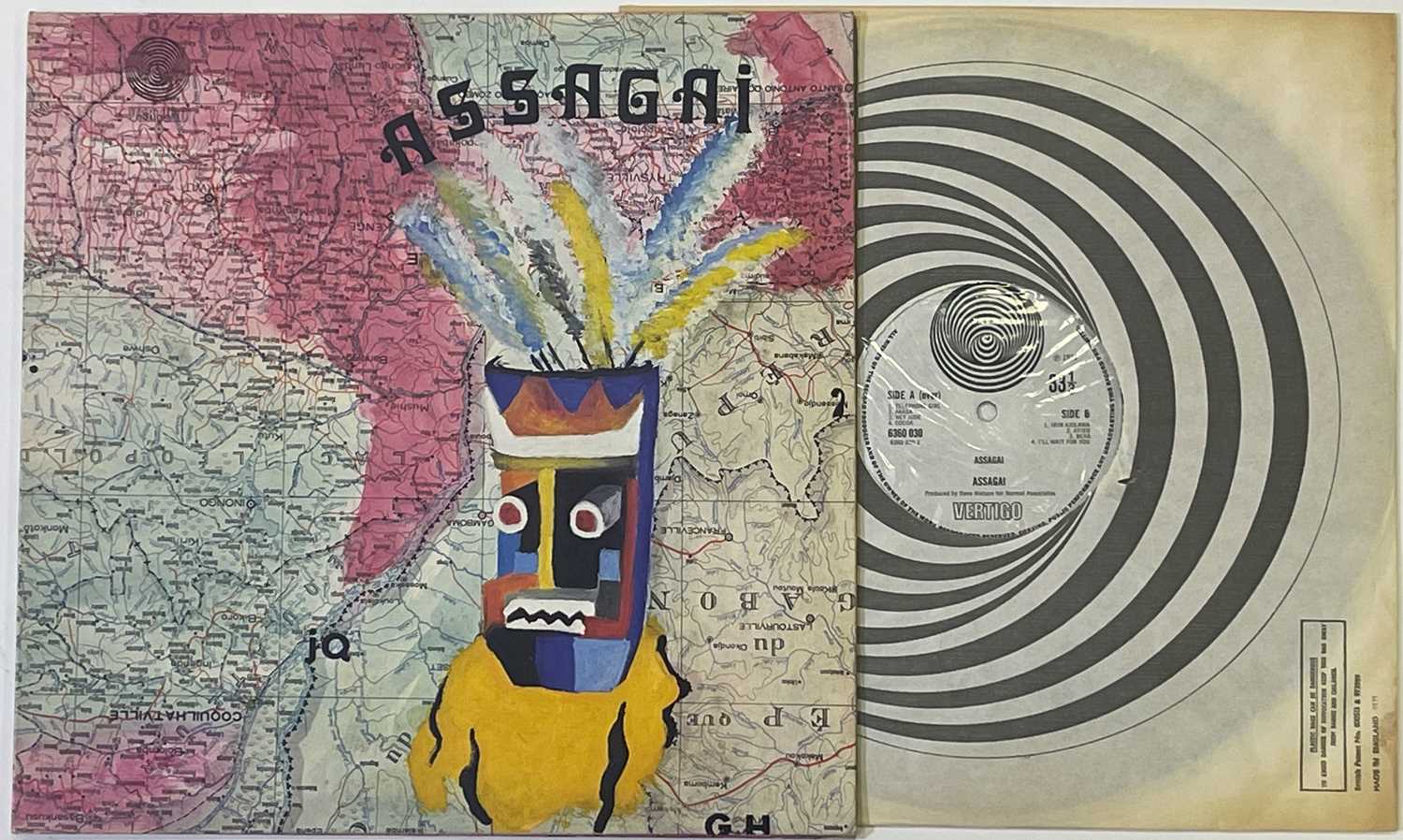 Lot 7 - ASSAGAI - ASSAGI LP (ORIGINAL UK PRESSING - VERTIGO SWIRL 6360 030)